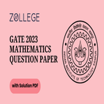 GATE 2023 Question Paper with Answer Key PDF for Maths Feb 11 Forenoon Session ZPYP